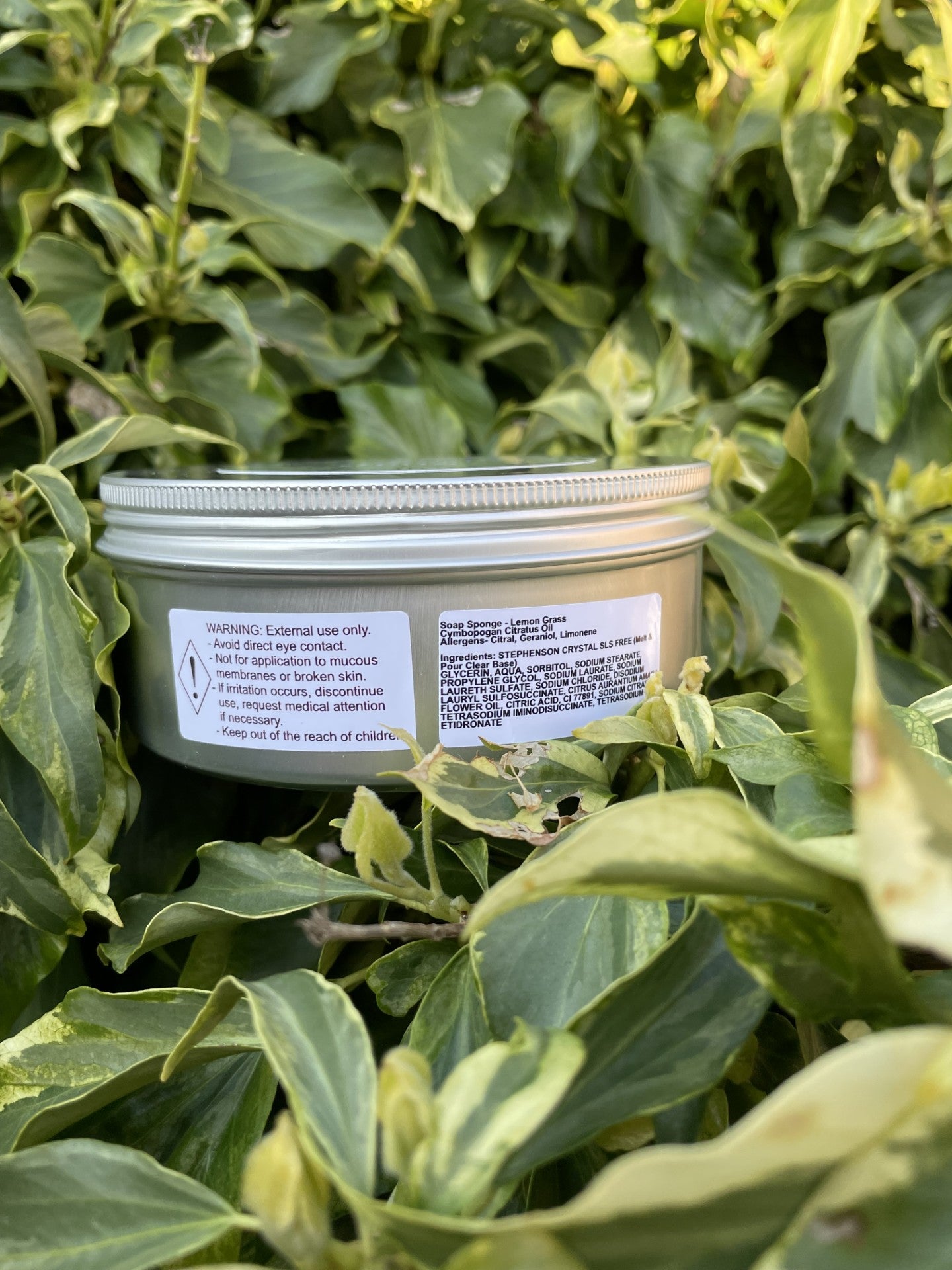 Soap Infused Sponge Collection - Lemongrass essential oil