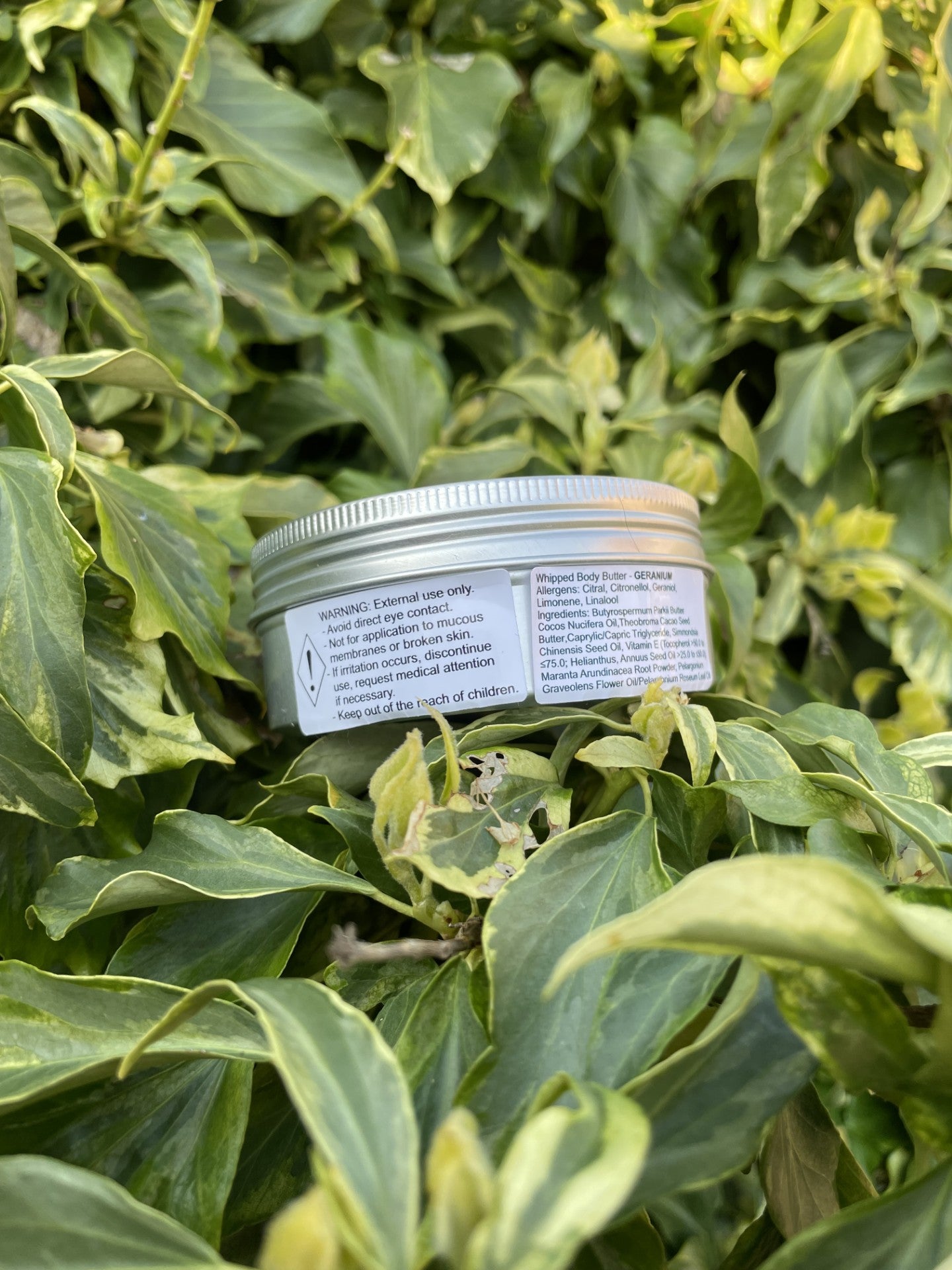 Whipped Body Butter - Geranium essential oil