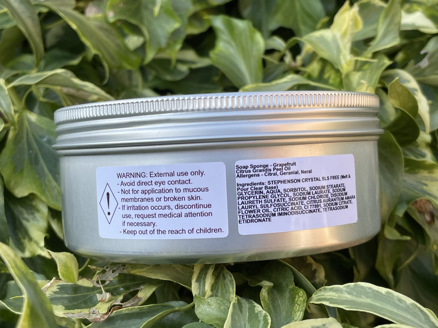 Soap Infused Sponge Collection - Grapefruit essential oil