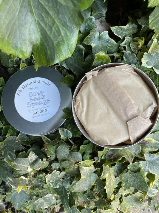 Soap Infused Sponge Collection - Jasmin essential oil