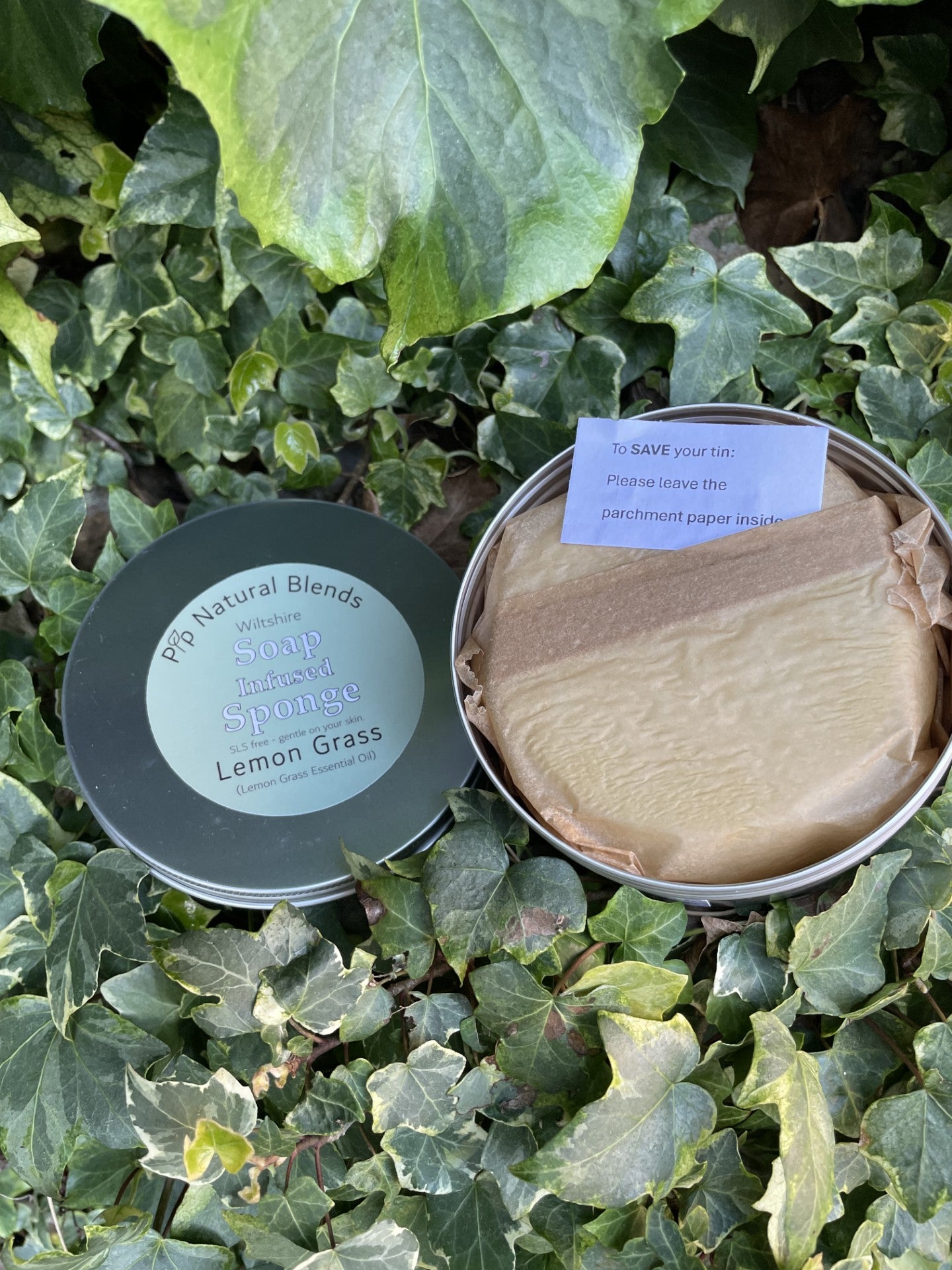 Soap Infused Sponge Collection - Lemongrass essential oil