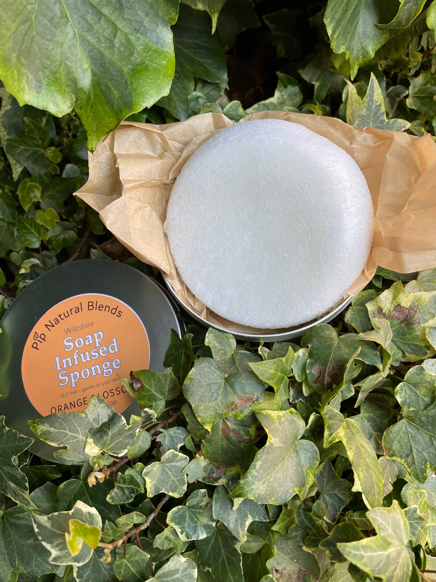 Soap Infused Sponge Collection - Orange Blossom