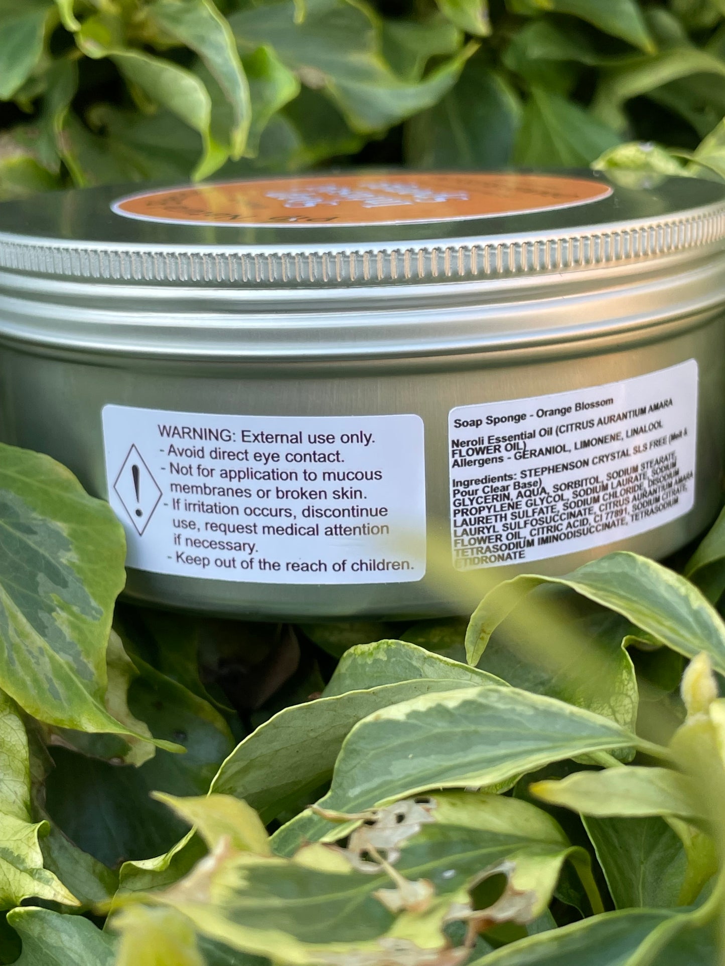 Soap Infused Sponge Collection - Orange Blossom